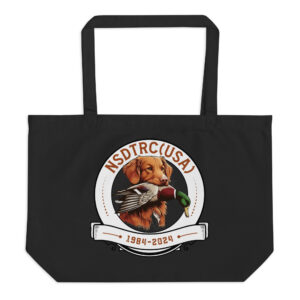 Large organic tote bag- pink nose