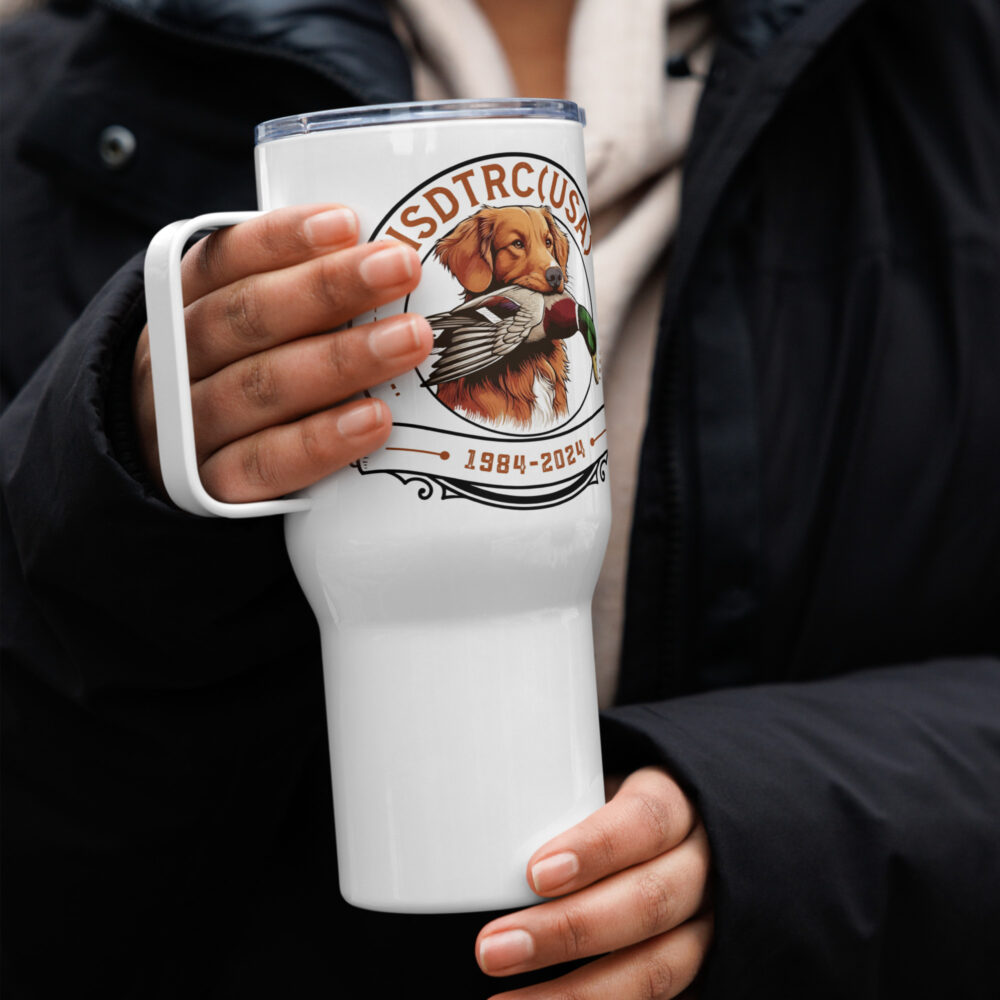 Travel mug with a handle - Black Nose