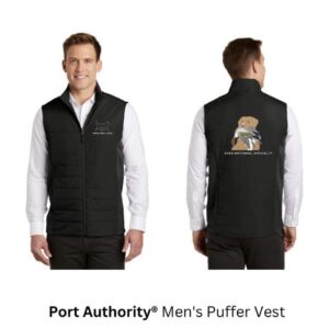 Men’s Puffy Vest – Embroidered