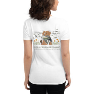 Women’s Fitted Tee – California Dreamin’