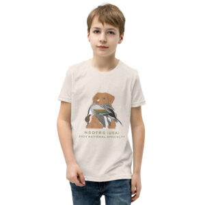 Youth Tee – Toller w/ Pintail (Pink Nose)