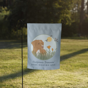 Garden Flag – California Dreamin’ (Circle Logo)