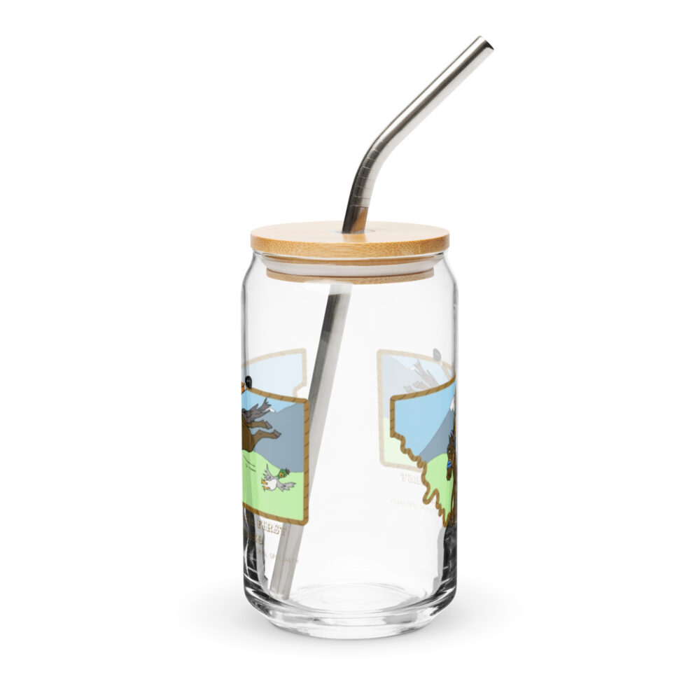 Can-shaped glass