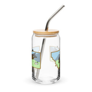 Can-shaped glass